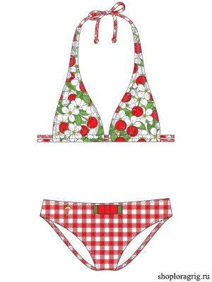 Купальник для девочек GB 021506 AF Cherry