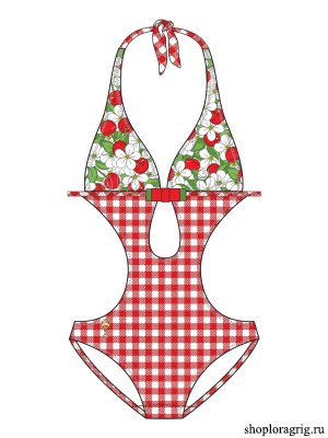 Купальник для девочек (трикини) GS 021508 AF Claire
